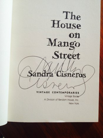 Sandra Cisneros helped me publish my first novel