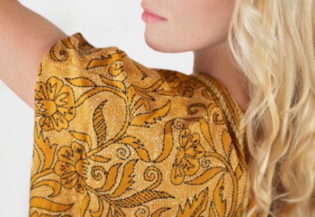 Silk tops & stoles for menopausal women