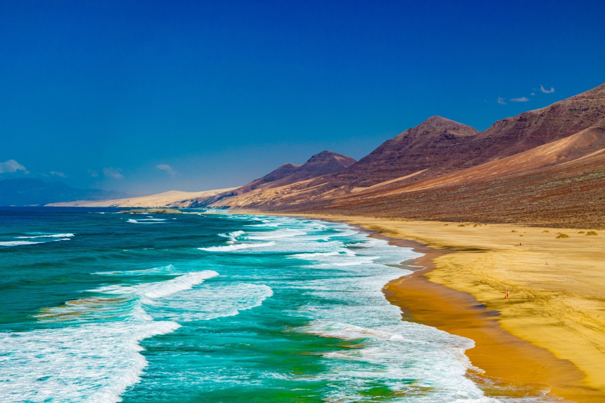a beach at fuerteventura