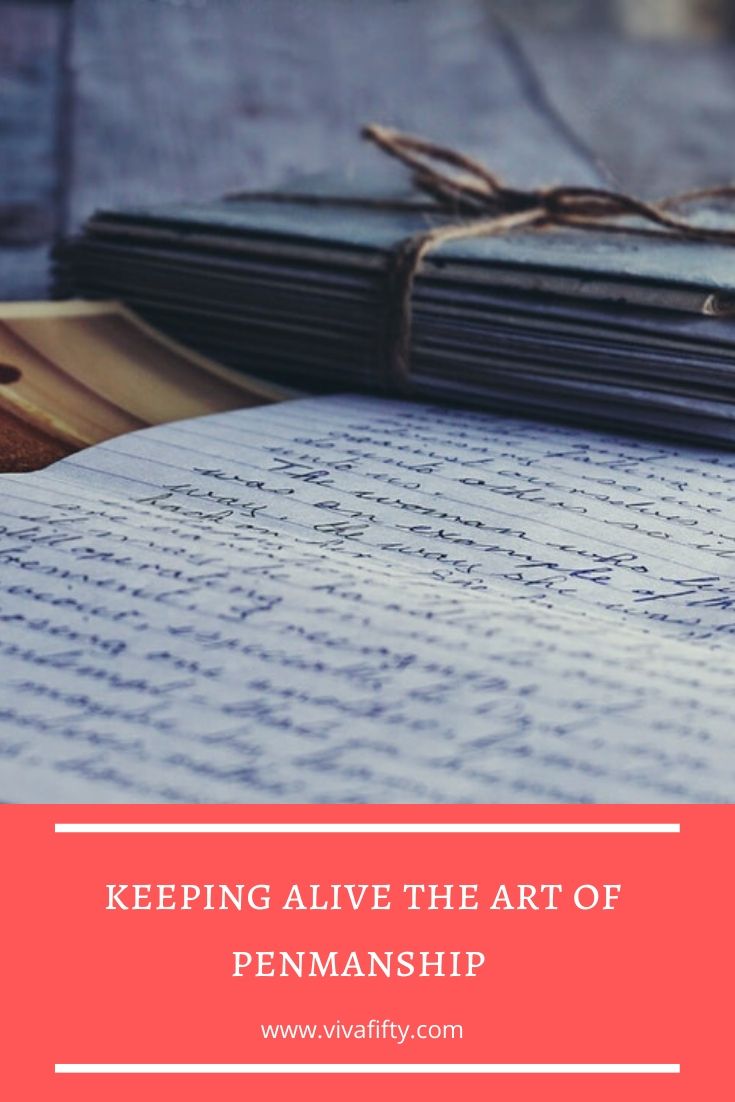 Penmanship should be taught in schools forever. It is a dying art that we must keep alive at all costs. Our handwriting says a lot about our character.