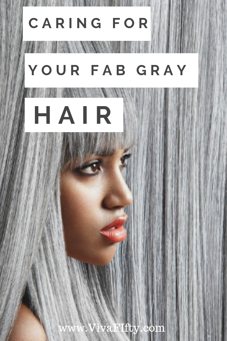 If you've decided to give up the dye and embrace your new gray or white tresses, you may be dealing with some hair care challenges you've never faced before. Of course you want your newly hued 'do to be chic rather than drab, but you may need to shake up your routine with a few new techniques to keep your gray hair looking shiny, lustrous and well-maintained. Here's a quick primer to help get you on the right track. #gray #grayhair #gray #midlife