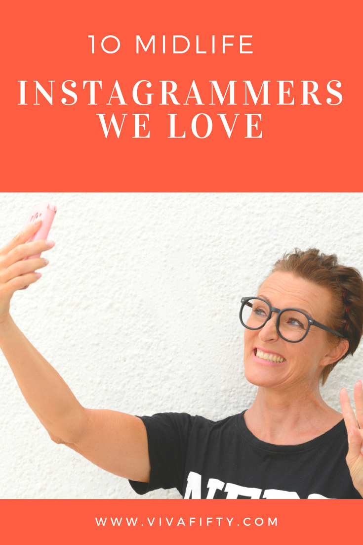 When we think of Instagram, teens and millennials come to mind, but not all influencers are super young. Here are 10 midlife instagrammers we can´t get enough of. #midlife #instagrammers #over40 #over50