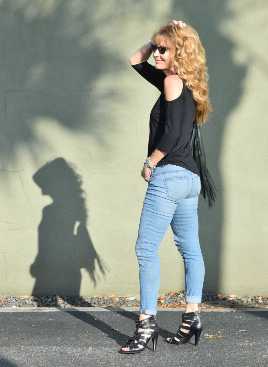 Give fall the cold shoulder with this top by Covered Perfectly