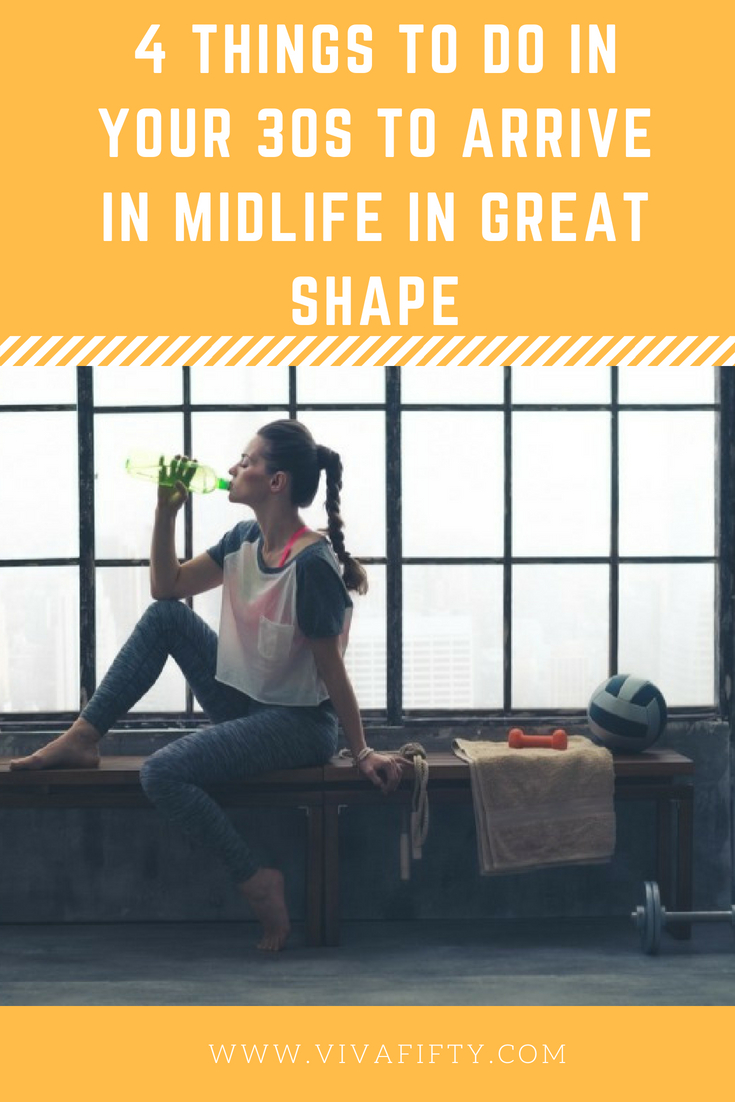 Thankfully, in your thirties you have plenty of time to get yourself on track to be in tip-top shape as you get closer to 50. Here are some things you can do now to get your body and mind in stellar condition for later years. Check it out. #over30 #thirties #fitness #selfcare #midlife