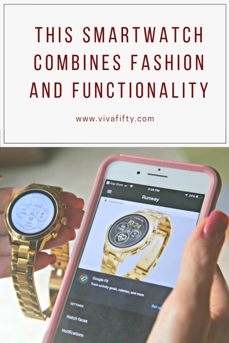 I love this watch that combines style and function. The smartphone connectivity lets you take selfies, ring your phone, access music and keep track of personal goals.  #MichaelKors #AccessItAll #ad 