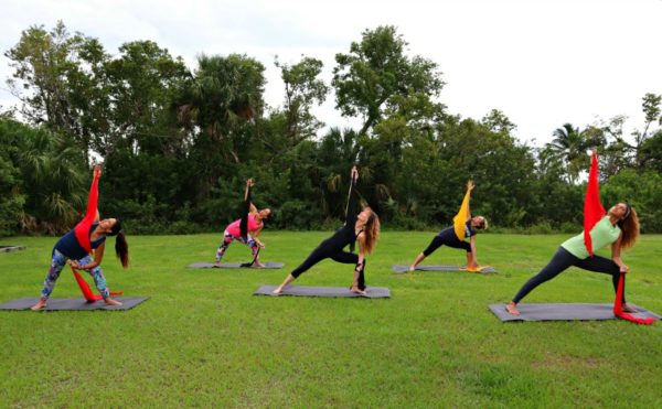 This is what a wellness retreat at a Florida campground looks like