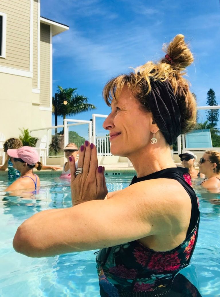 Aqua yoga is a great way to practice this discipline in an environment that makes it easy on the joints. It’s also a fun and social way to explore asana yoga.