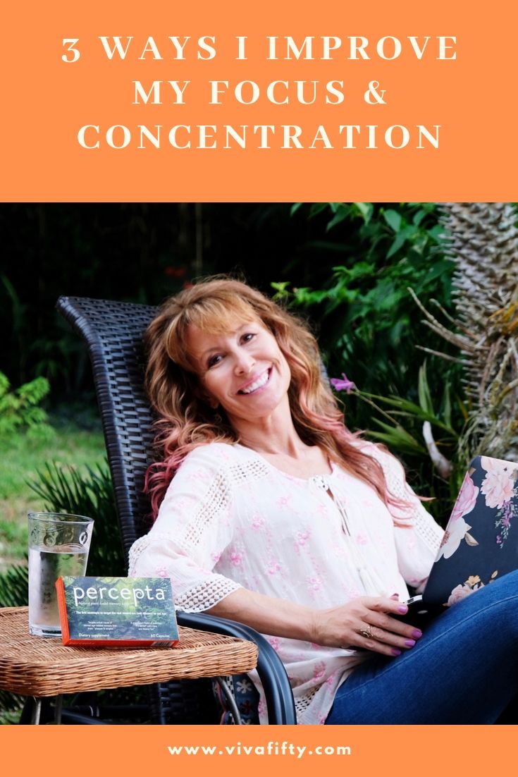Aging often involves a certain loss of memory and focus. There are ways to prevent and reduce this occurrence. Here is how I offset it.   #Brainhealth #sponsored #percepta