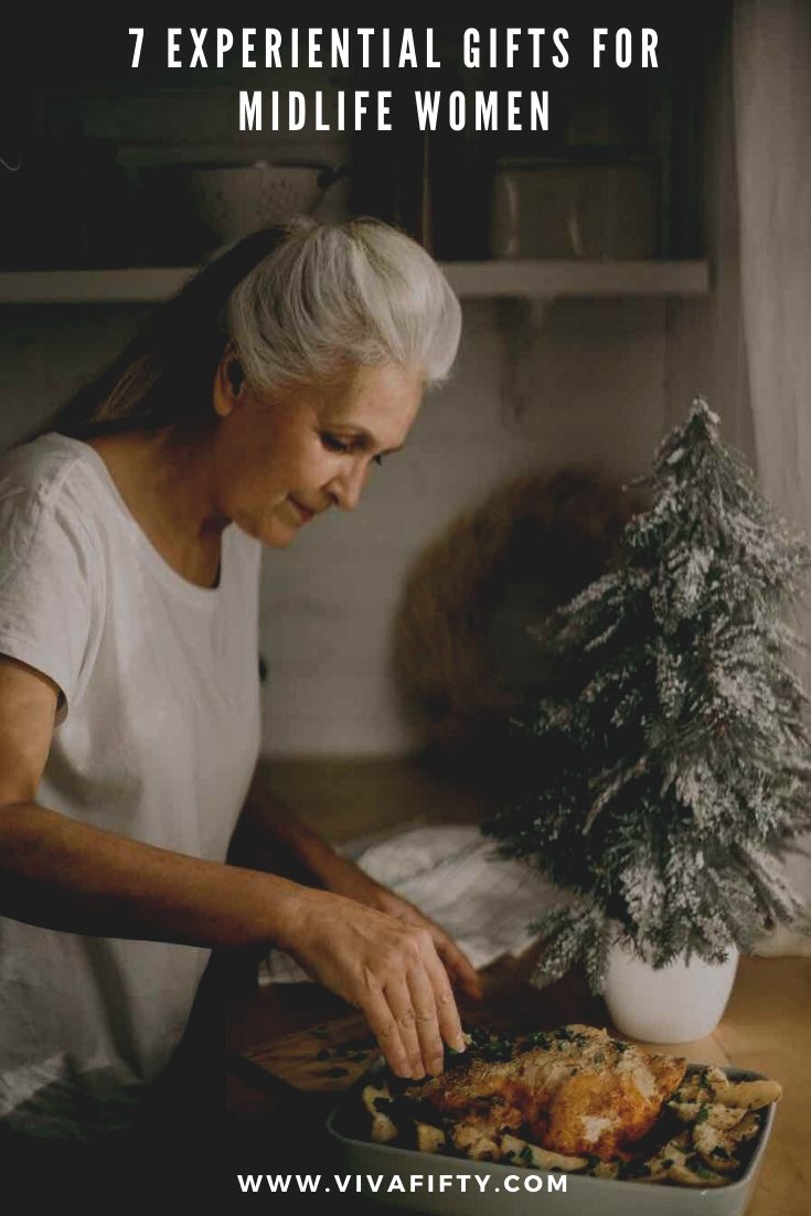 An experiential gift will be appreciated by the midlife woman in your life. Here are seven experiences that will make her remember your kind gesture year round. #gifts #midlife