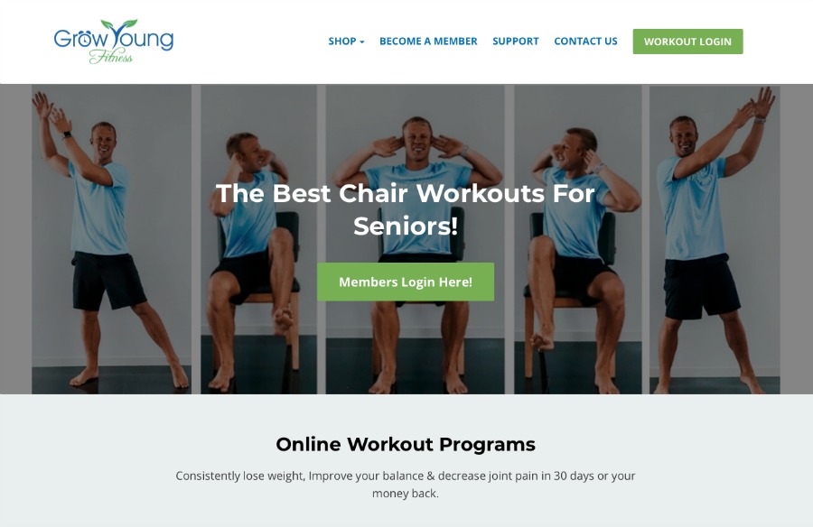 There are many offerings for midlifers and seniors seeking online workouts to follow from home. Here are six that we like. 