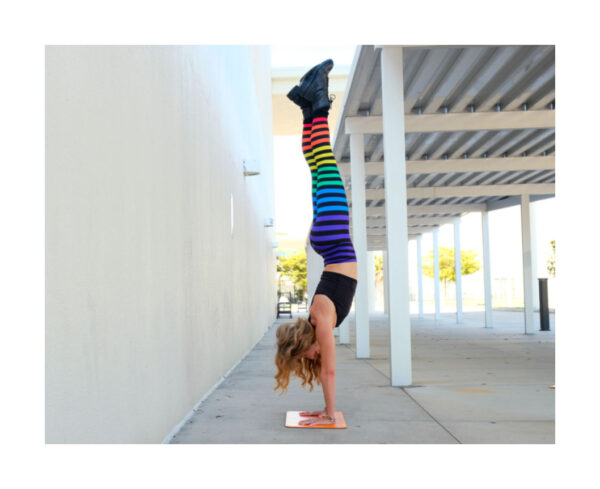 Lorraine C. Ladish handstand