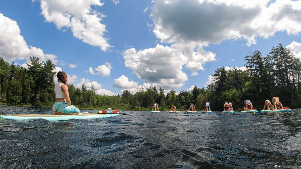If you are in the Sarasota area, SUP Yoga SRQ offers a great experience for beginner and advanced yogis alike. It’s also an empowering experience for mature practitioners. 
