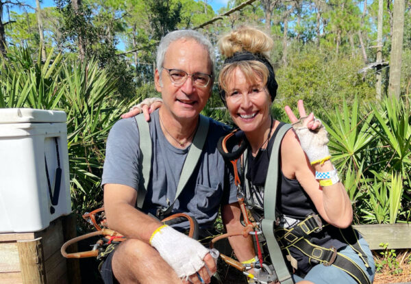 If you're wondering whether an adventure course can be enjoyed in midlife and beyond, the answer is yes!