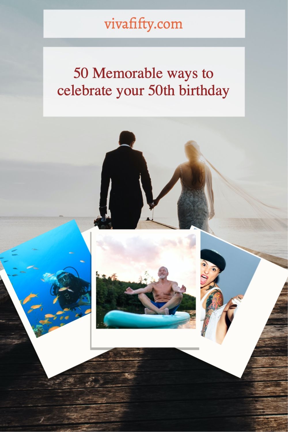 Celebrating your fiftieth birthday is a big deal! Here are 50 ways to make it a special day! it doesn´t have to be fancy, just memorable.