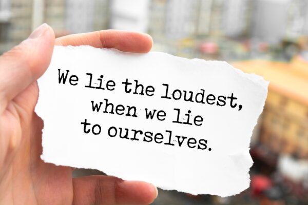 Every year we perhaps set out to lie to ourselves as we make New Year's resolutions. Here I offer you an alternative to these lies.