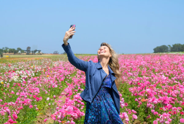 The Carlsbad Flower Fields celebrate spring with blooming flowers, live music, and family-friendly activities.